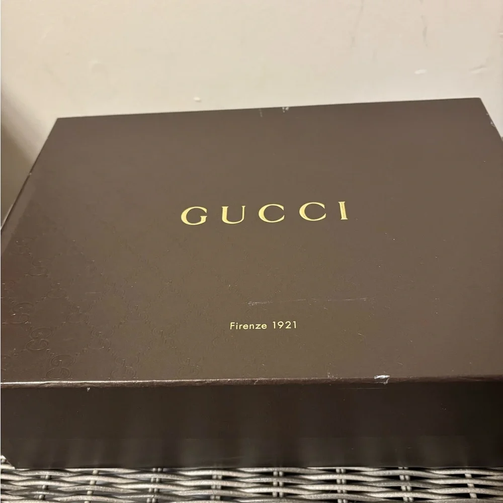 Gucci black leather  Guccissima sneakers preowned - Picture 8 of 9